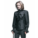 Moška srajca DEVIL FASHION - Dracula Gothic Lace Top With Bow Tie - Črna - SHT01001