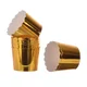 Visoki papirnati modelčki za kolačke GOLD 50x48 mm/50 kosov