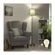 Brilagi - LED stojeća lampa CERIA 1xE27/40W/230V prečnik 30 cm zelena/mat hrom