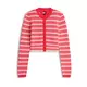 Tommy Jeans Pletena jopica DW0DW22314 Svetlo rdeča Slim Fit