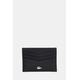 Usnjen etui za kartice Lacoste črna barva, NH5056OI