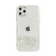 WEBHIDDENBRAND Sparkle maskica za iPhone 13 Pro, silikonska, sa šljokicama, prozirna