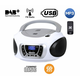 Trevi CMP 510 Boombox CD predvajalnik, bel