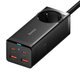 Baseus GaN3 Pro wall charger / powerstrip 2xUSB + 2xUSB-C + AC, 100W (black) (6932172604233)