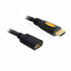 HDMI-HDMI podaljšek z mrežno povezavo 1m črn 83079 Delock