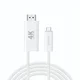 4smarts USB-C/HDMI kabel z Power Delivery 100 W - 2 m, bel