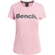 BENCH Majica Leora roza / črna / bela