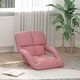 vidaXL Tlorisni stol Roza 58 x 62 x 58 cm Žamet
