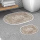 Lessentiel Maison Set 2 prostirke za kupatilo Bež-Beli