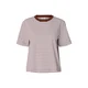 SELECTED Majica SLFESSENTIAL rjasto rjava / bela