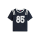 Tommy Jeans Majica 85 temno modra/bela