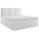 MID.YOU POSTELJA BOXSPRING 180 cm  x 220 cm , les, tekstil, leseni material bela