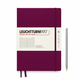 Notebook Hardcover composition (B5), 219 Numbered pages, Ruled, Port Red