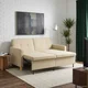 Krevet-sofa na razvlačenje Krem Tkanina
