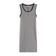Tommy Jeans Obleka ESSENTIAL črna/bela