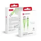 FORCELL USB-A–Lightning kabel Forcell F-Energy 2,4 A, 12 W, silikonski, 1 m, C343, zelen