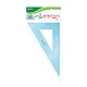 RAVNILO TRIKOTNIK 60° 30CM LEBEZ PVC SVETLO MODER 756