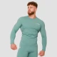 GymBeam High Compression Long Sleeve T-shirt Blue