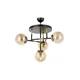 Opviq Luster AV-4331-4T-BSY, 40 cm, IP20, Crno-zlatne boje