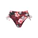 LASCANA Bikini hlačke rdeča / svetlo rdeča / črna / bela