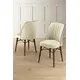HANAH HOME Set stolica (2 dela) Nuna Cream Brown