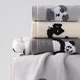 Zhuyibai Set peškira, 25x50cm, 3 komada, Sivi