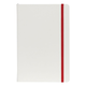 Bilježnica Flux White, A5, crvena, 96 listova