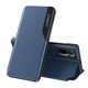 Eco Leather View Case torbica s preklopom od umjetne kože i funkcijom stalka za Xiaomi Redmi Note 10 / Redmi Note 10S: plava