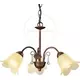 KANTO chandelier BrownBrush 3x60W 230V