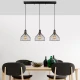 Opviq Luster Cafu-11565-1, 94x25x121 cm, 3xE27, Crni