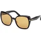Tom Ford Naočare za sunce Plum 0FT1223 01E58, Crne