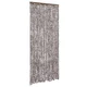 VIDAXL Zavesa proti mrčesu rjava in bela 100x230 cm šenilja