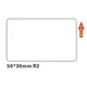 Niimbot etikete R 50x30mm 230 kosov bele barve za B21, B21S, B3S, B1