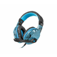 FURY HELLCAT, Gaming Headset with Volume Control, 3.5mm Stereo, LED Backlit (USB), Black/Blue