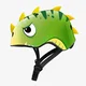 Outdoor master Otroška kolesarska čelada Fun Animal Green Dinosaur