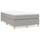 VIDAXL box spring posteljni okvir (120x200cm, blago), svetlo siv