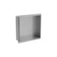 Mexen X-Wall-NR nišna polica brez obrobe 30 x 30 cm, inox - 1911303010
