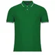 Polo Ralph Lauren POLO COUPE DROITE EN COTON BASIC MESH COL RAYE Zelena
