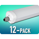 V-TAC LED vodootporna svjetiljka 48W, 5760lm (120lm/W), IP65, 150cm/12-PACK! Barva světla: Hladna bijela
