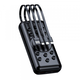 Prenosiva baterija Power bank COMICELL CO-A40 4in1 10000mAh 2.1A crni