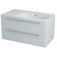 Kozmetična omarica WAVE, 90 x 45 x 48 cm, desna/bela - Bela - 24 - 48.00 - MDF/laminat - Obešen na steno - Samodejno zapiranje - Sapho - WAVE - 90.00 - Sodoben kvadraten - 90x45x48 cm - 45.00