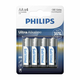 PHILIPS BATERIJA AA - ULTRA ALKALINE BLISTER 4 KOS (LR6)