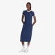 Obleka adidas 3-Stripes Dress Slim Night Indigo/ White XS