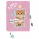 DNEVNIK S KLJUČEM A5 96L MY LITTLE FRIEND PASTEL CAT 3826