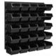 Stena za orodje 39x39cm + 25 zabojev BLACK