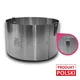 Nastavljiv okrogel pekač za torto premera 18-30 cm z višino roba 15 cm.