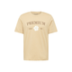 JACK & JONES Majica JPRBLAALFIE  pesek / svetlo rjava / bela