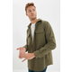 Trendyol Khaki Regular Fit Double Pocket Flap Shirt
