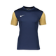 NIKE Funkcionalna majica pesek/temno modra/bela