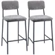 Homestar Set 2 barskih stolov 455x48x101 cm siva